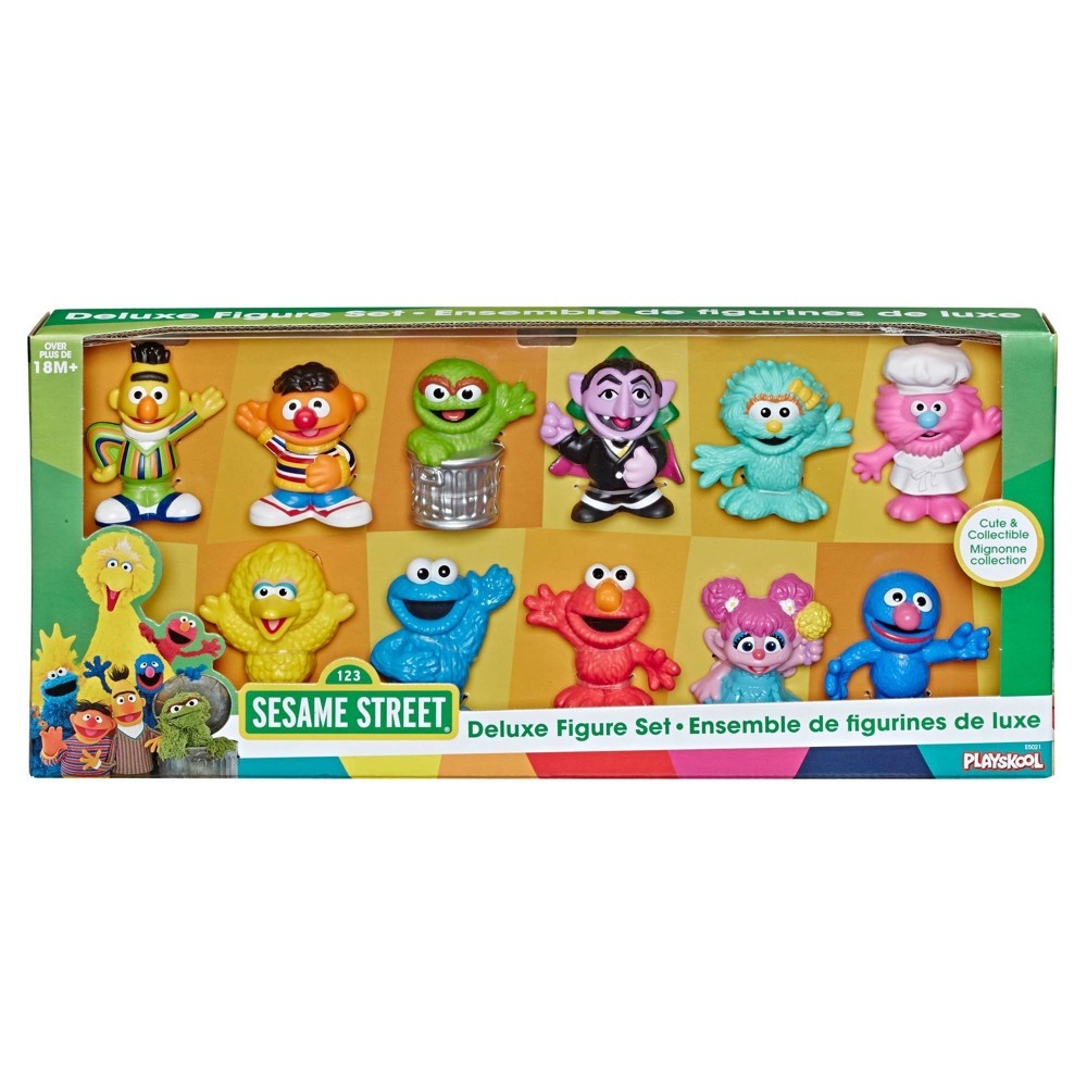 slide 2 of 4, Sesame Street Deluxe Figure Set, 1 ct