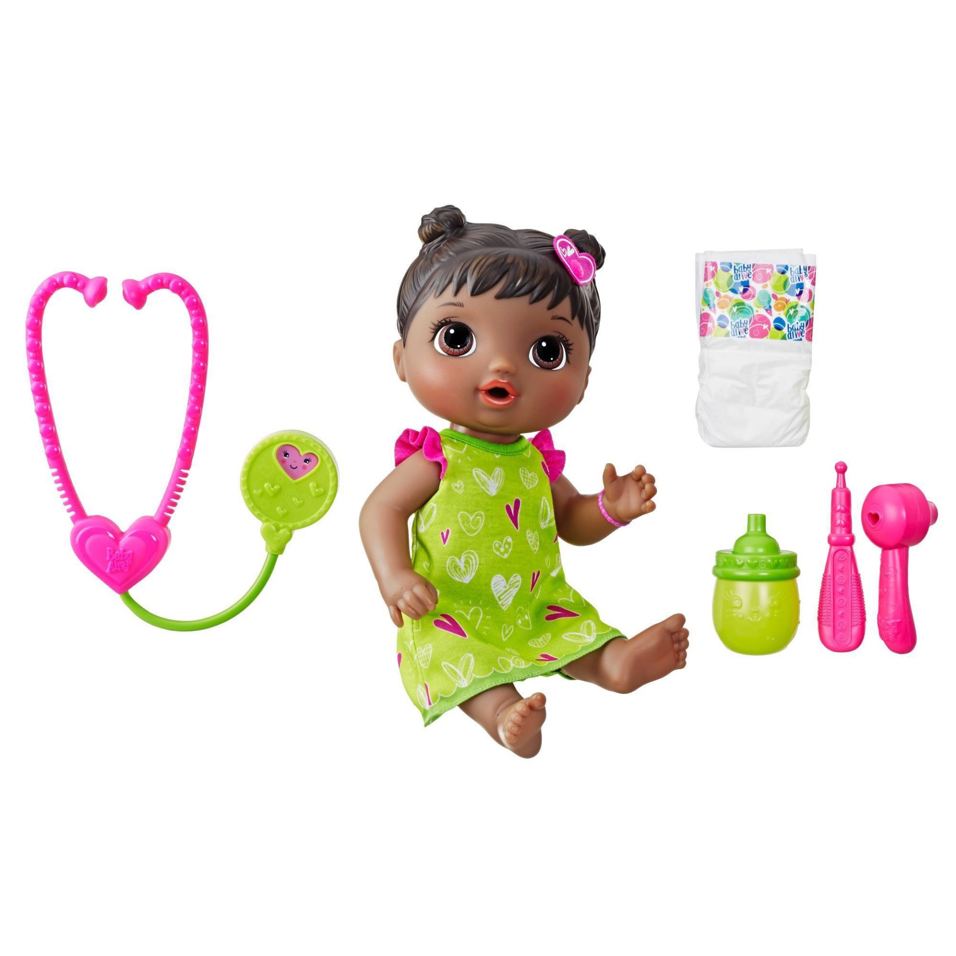 slide 1 of 7, Baby Alive Better Now Bailey - Green Dress, 1 ct