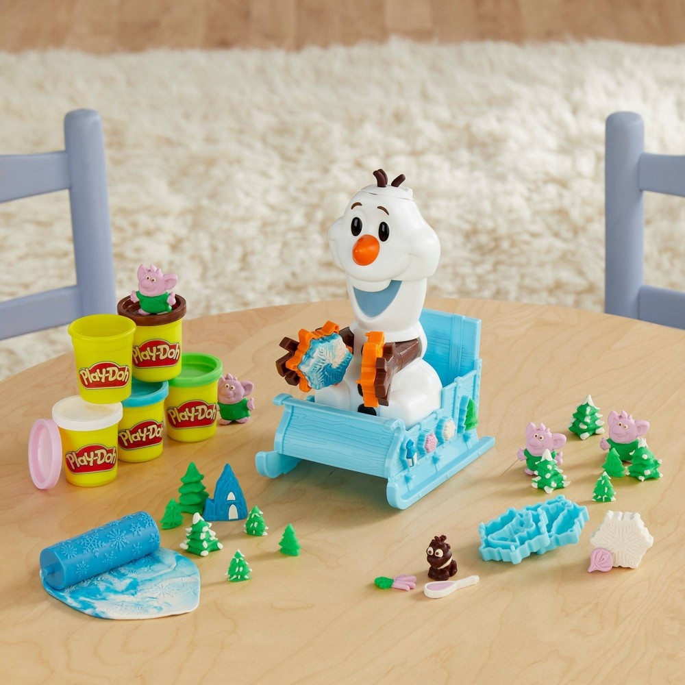 slide 8 of 11, Play-Doh Olaf's Sleigh Ride, 5 ct