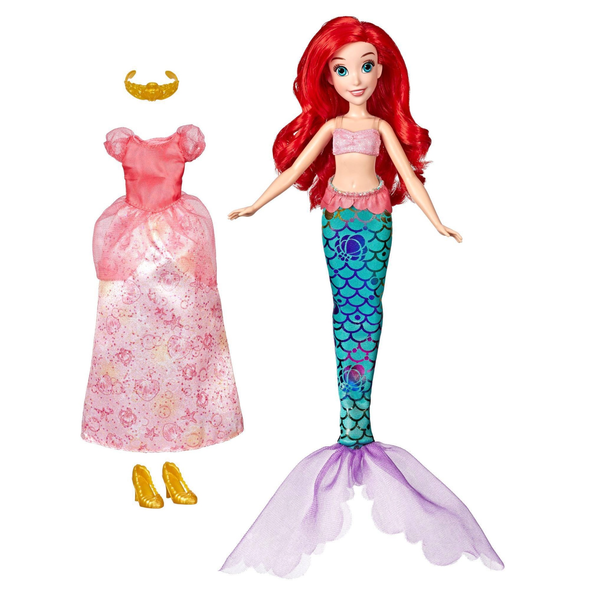 slide 1 of 6, Disney Princess Sea Styles Ariel Doll, 1 ct