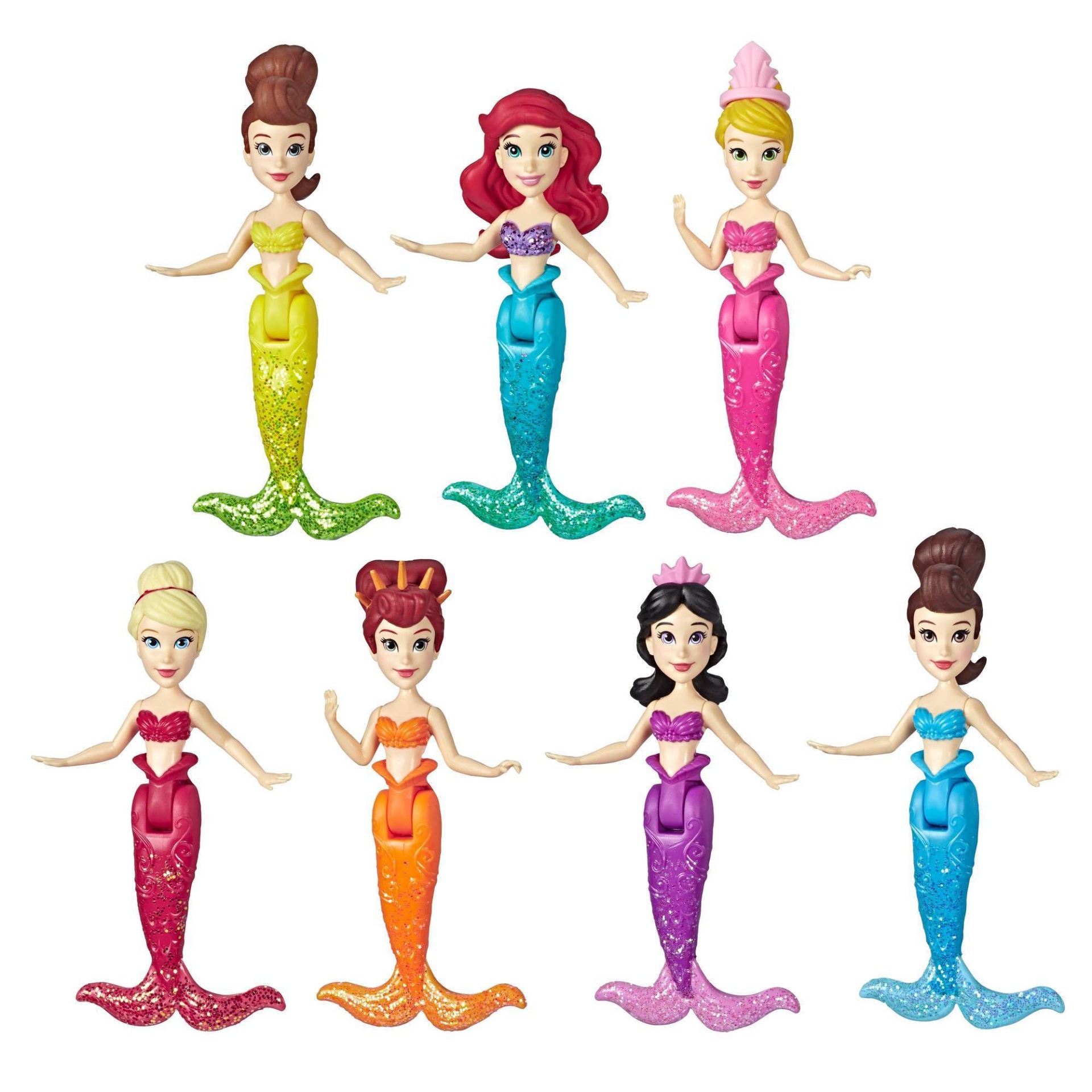 Disney Princess Ariel And Sisters Mermaid Dolls 7pk Target Exclusive 7 Ct Shipt 