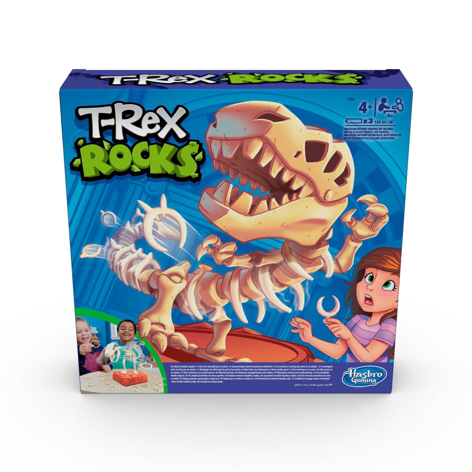 slide 1 of 7, Hasbro T-Rex Rocks Electronic Skill Game, 1 ct