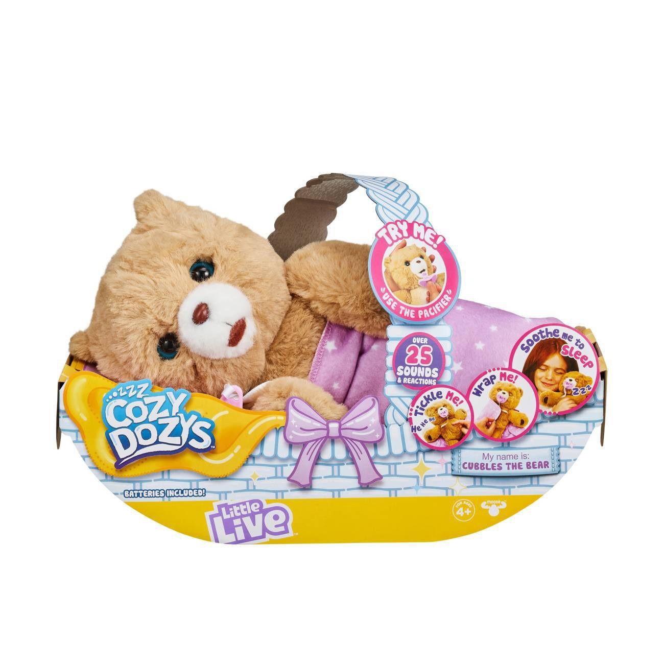 slide 1 of 18, Little Live Pets Little Live Cozy Dozys - Cubbles the Bear, 1 ct