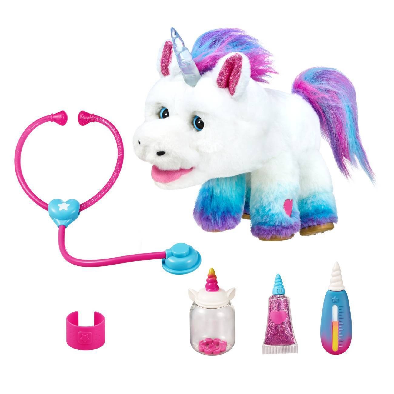 slide 1 of 17, Little Live Rainglow Unicorn Vet Set, 1 ct