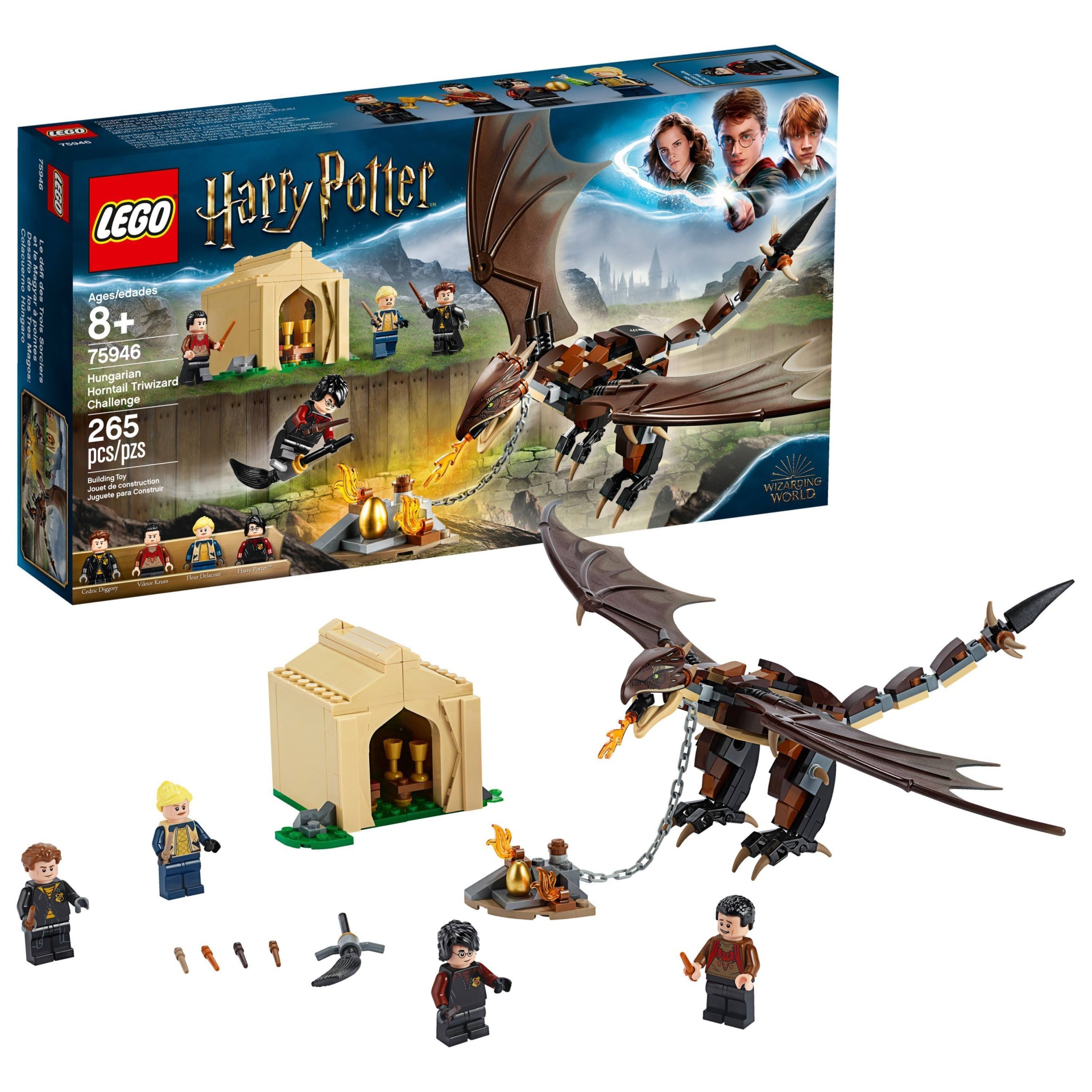 slide 1 of 7, LEGO Harry Potter Hungarian Horntail Triwizard Challenge 75946 Toy Dragon Building Kit, 1 ct