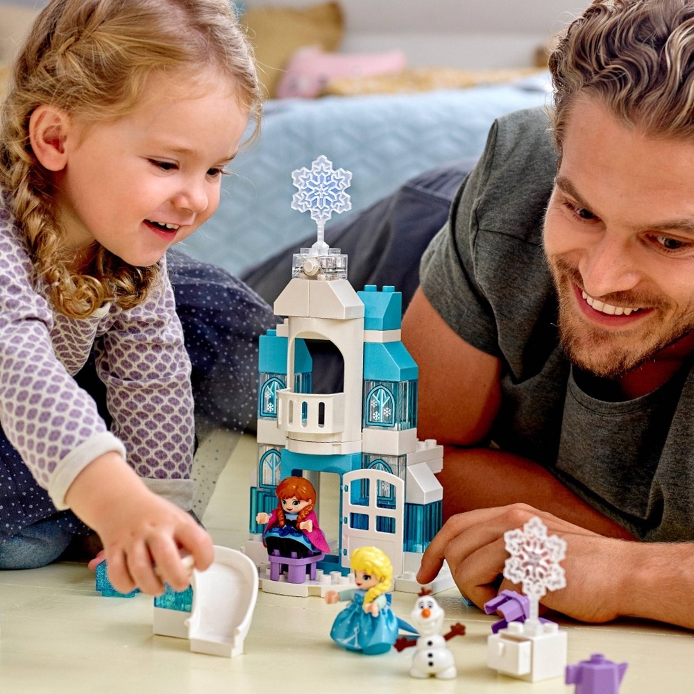slide 3 of 7, LEGO DUPLO Princess Frozen Ice Castle Toy Castle Building Set with Frozen Characters 10899, 1 ct