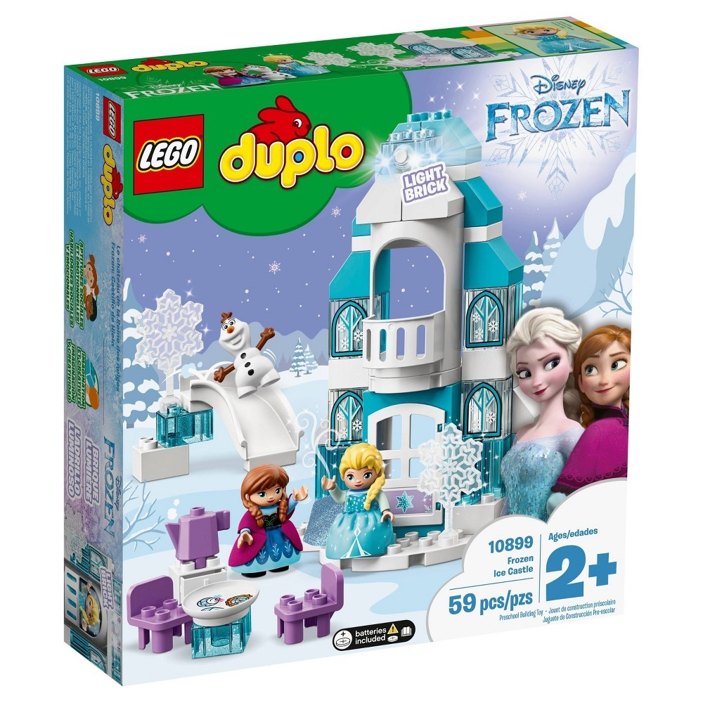 slide 4 of 7, LEGO DUPLO Princess Frozen Ice Castle Toy Castle Building Set with Frozen Characters 10899, 1 ct