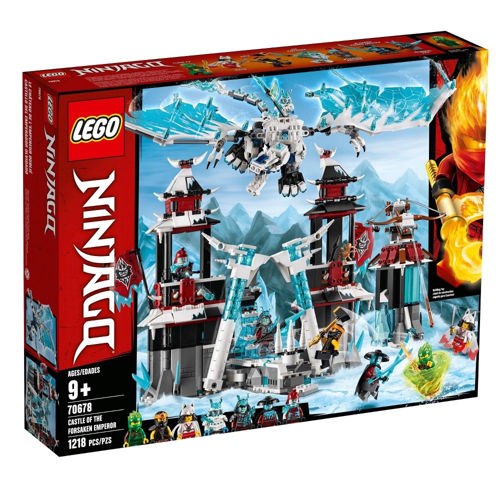 slide 3 of 7, LEGO Ninjago Castle of the Forsaken Emperor 70678 Toy Castle Ninja Minifigures Building Set, 1218 ct