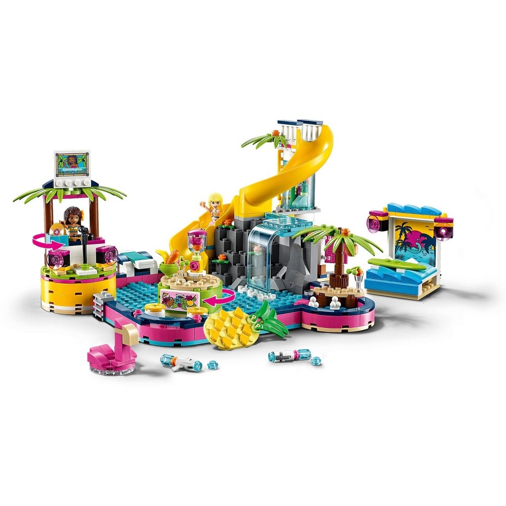 slide 2 of 7, LEGO Friends Andrea's Pool Party 41374 Toy Building Set with Mini Dolls, 1 ct