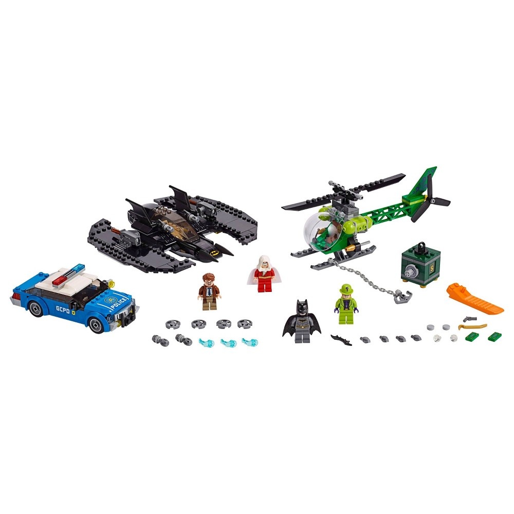 slide 3 of 7, LEGO DC Comics Super Heroes Batman Batwing and The Riddler Heist 76120 Toy Plane Building Set, 1 ct