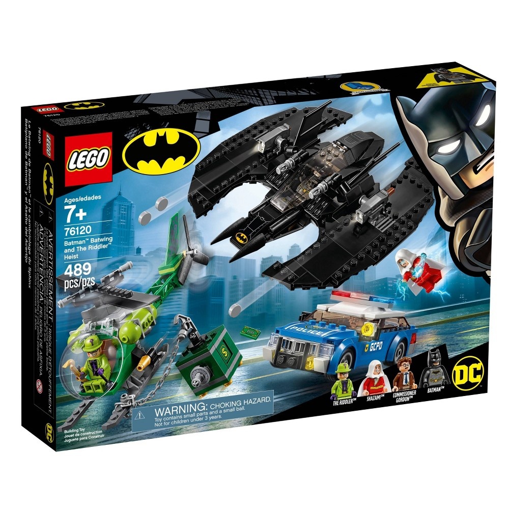 slide 7 of 7, LEGO DC Comics Super Heroes Batman Batwing and The Riddler Heist 76120 Toy Plane Building Set, 1 ct