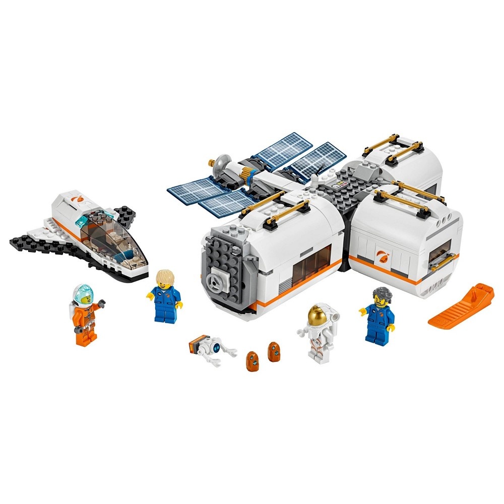 slide 4 of 7, LEGO City Space Lunar Space Station 60227 Building Set, 1 ct