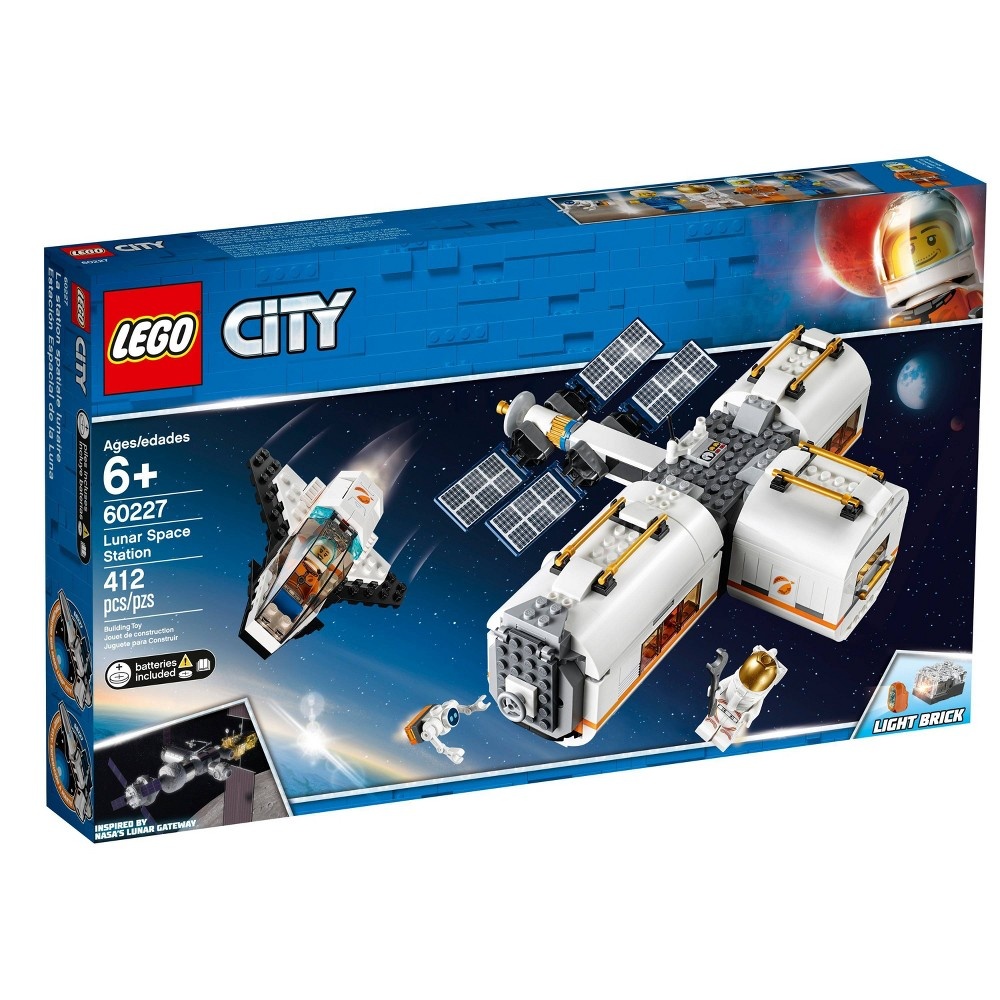 slide 2 of 7, LEGO City Space Lunar Space Station 60227 Building Set, 1 ct