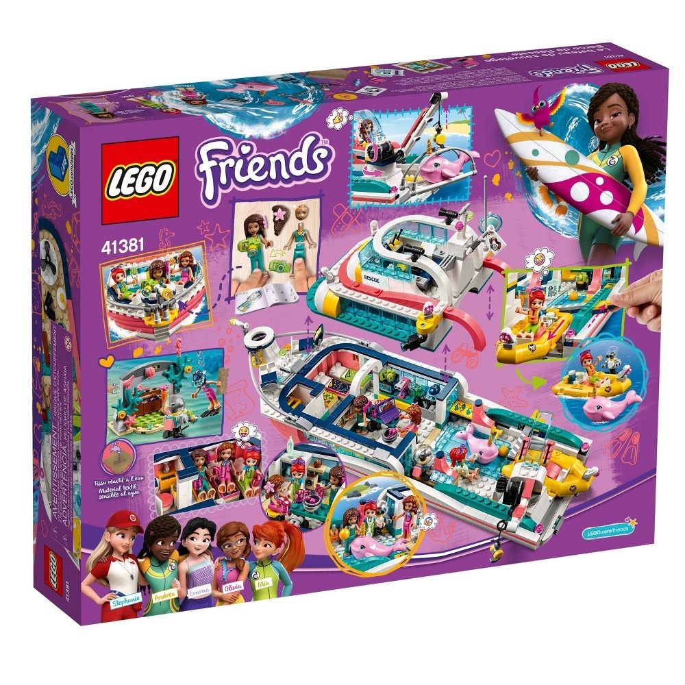 slide 7 of 7, LEGO Friends Rescue Mission Boat 41381, 1 ct