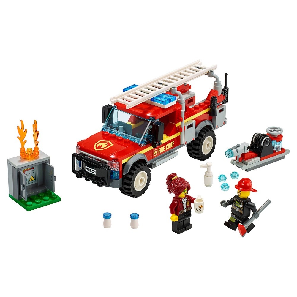 LEGO City Fire Chief Response Truck 60231 Building Set with Toy