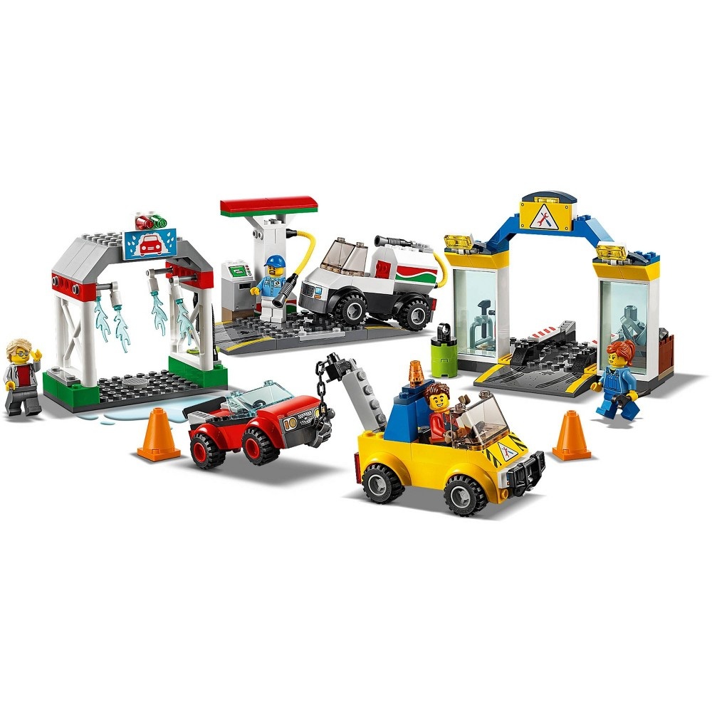 slide 6 of 7, LEGO City Garage Center 60232 Building Kit for Kids 4+ with Toy Vehicle, 234 ct