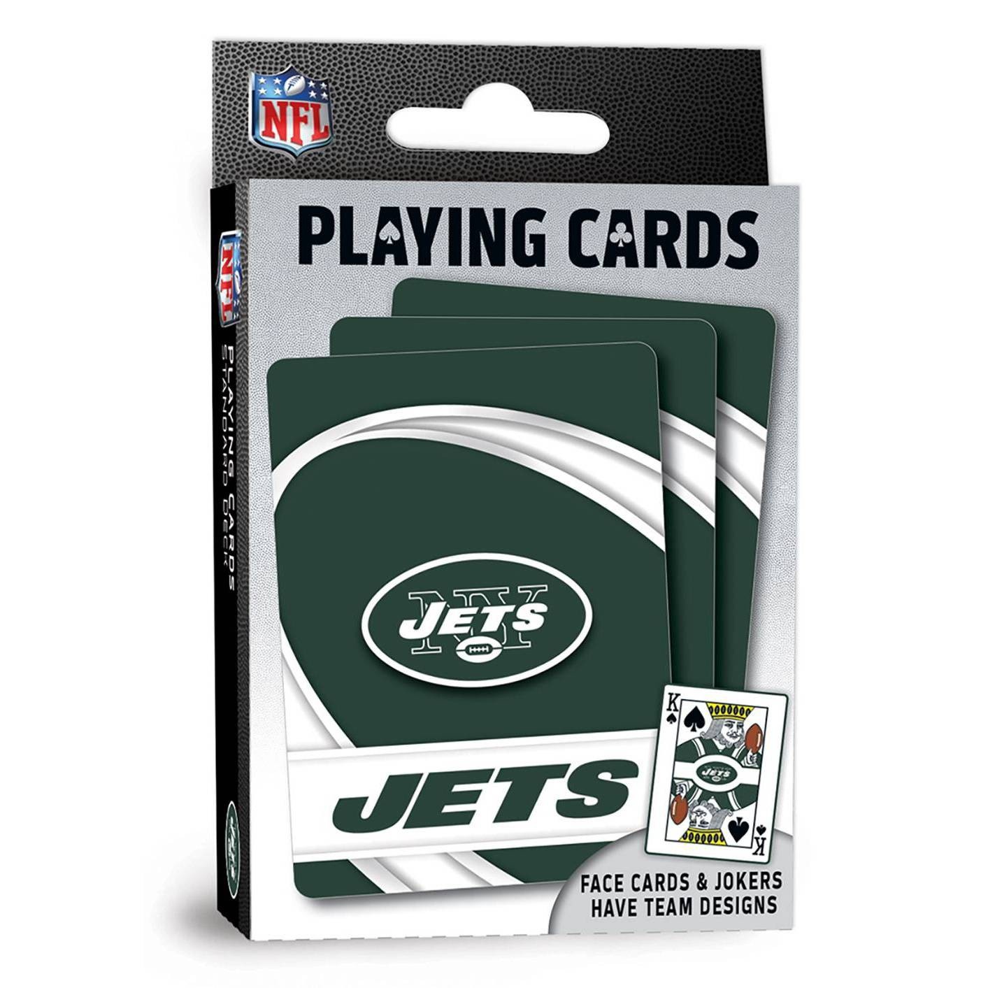 slide 1 of 4, NFL New York Jets Playing Cards, 1 ct