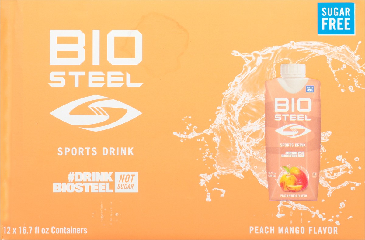 slide 7 of 14, BioSteel Sports Drink, Sugar Free, Peach Mango Flavor Containers - 192 oz, 192 oz