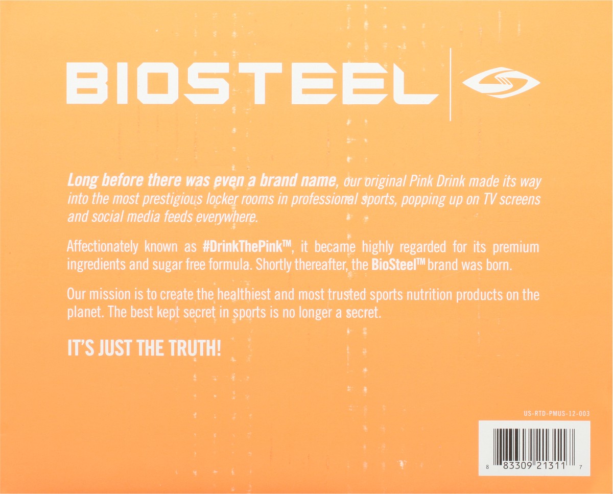slide 8 of 14, BioSteel Sports Drink, Sugar Free, Peach Mango Flavor Containers - 192 oz, 192 oz