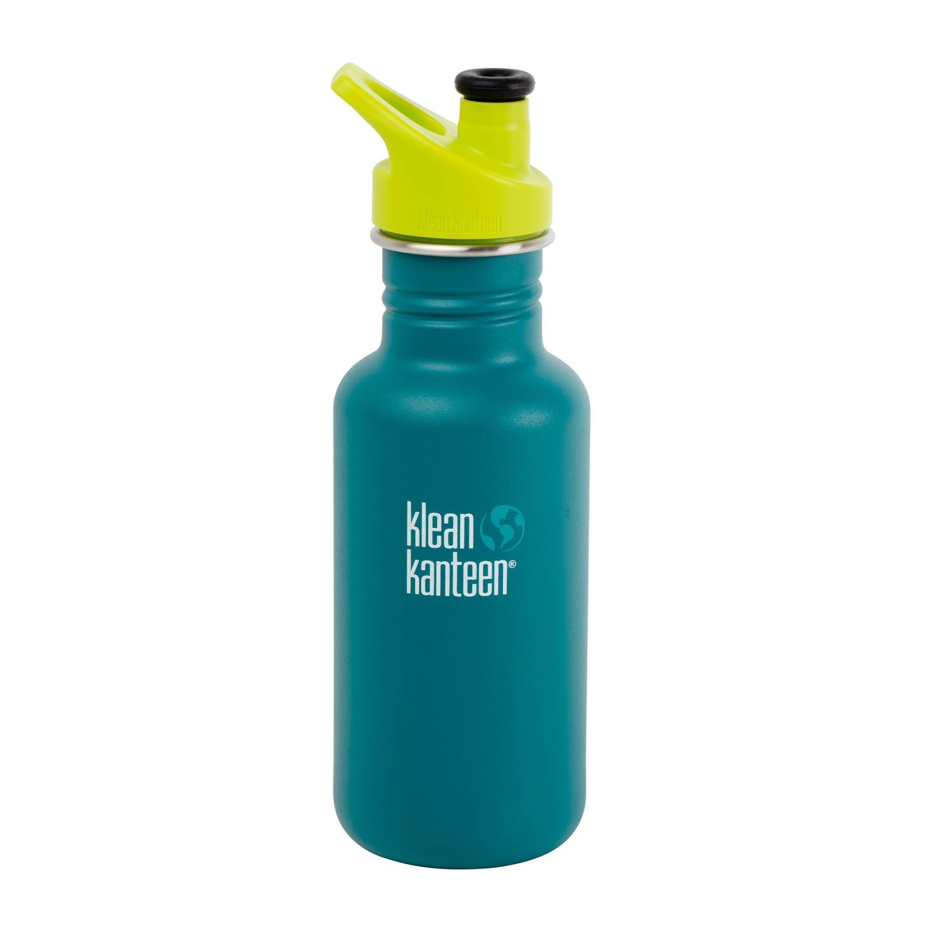 slide 1 of 2, Klean Kanteen Stainless Steel Kids Bottle - Dark Teal, 18 oz