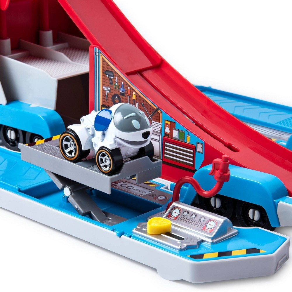 slide 4 of 8, PAW Patrol Launch'N Haul Patroller Transforming Track Set, 1 ct