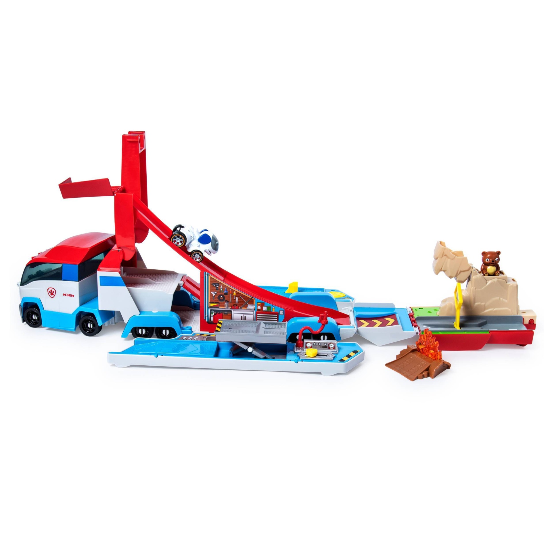 slide 1 of 8, PAW Patrol Launch'N Haul Patroller Transforming Track Set, 1 ct