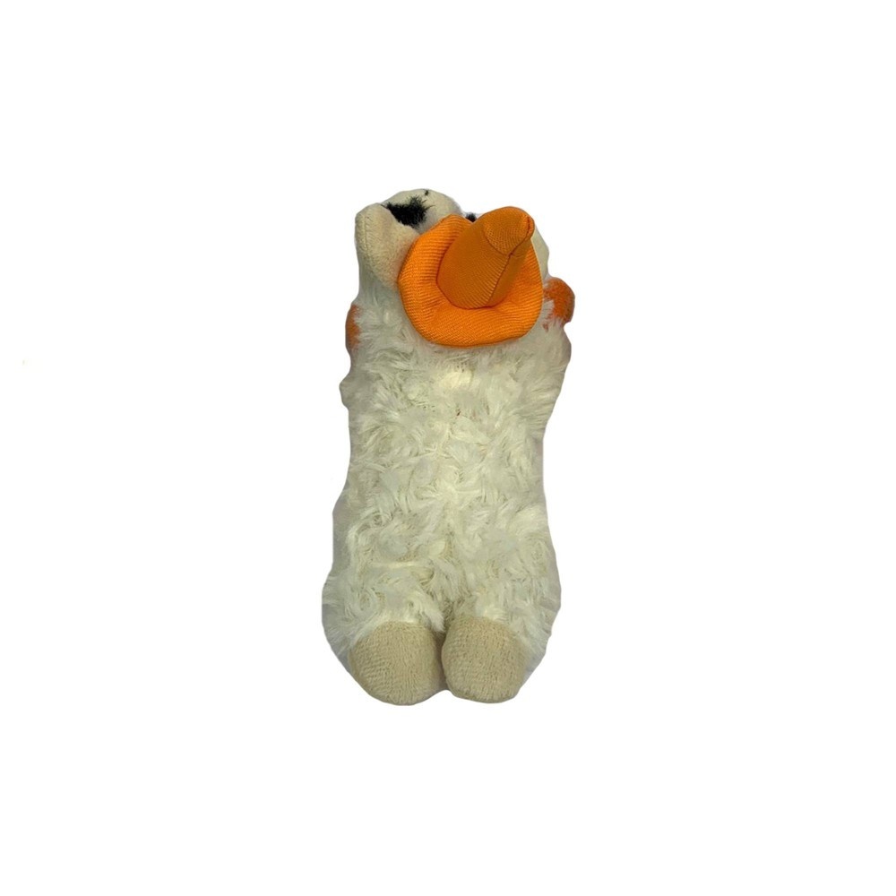 slide 2 of 3, Multipet Lamb Chop Halloween Dog Toy - Orange, 1 ct