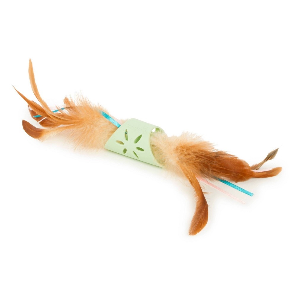 slide 3 of 3, SmartyKat Flutter Roller Cat Toy, 1 ct