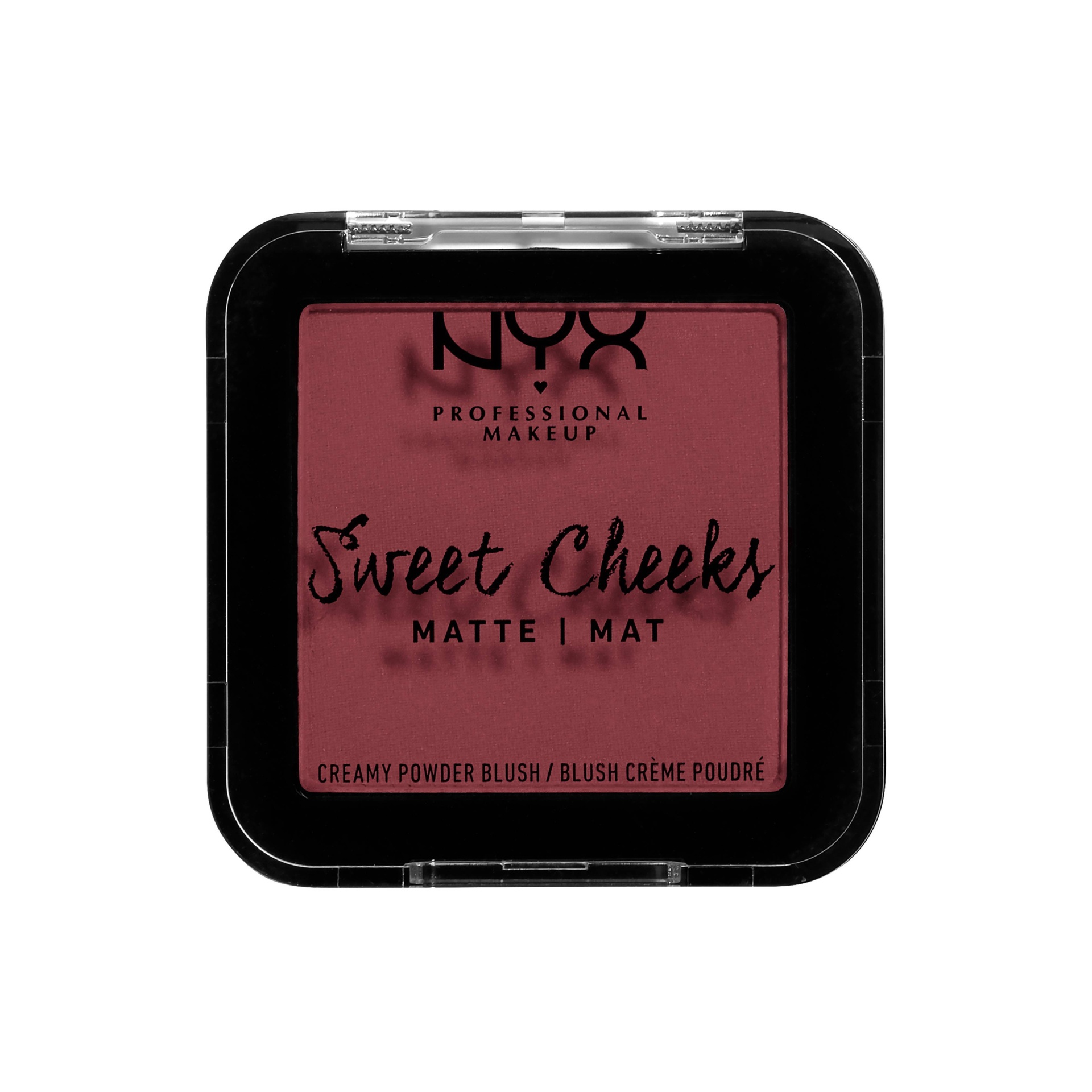 slide 1 of 4, NYX Professional Makeup Sweet Cheeks Creamy Powder Blush Matte Bang Bang, 0.17 oz