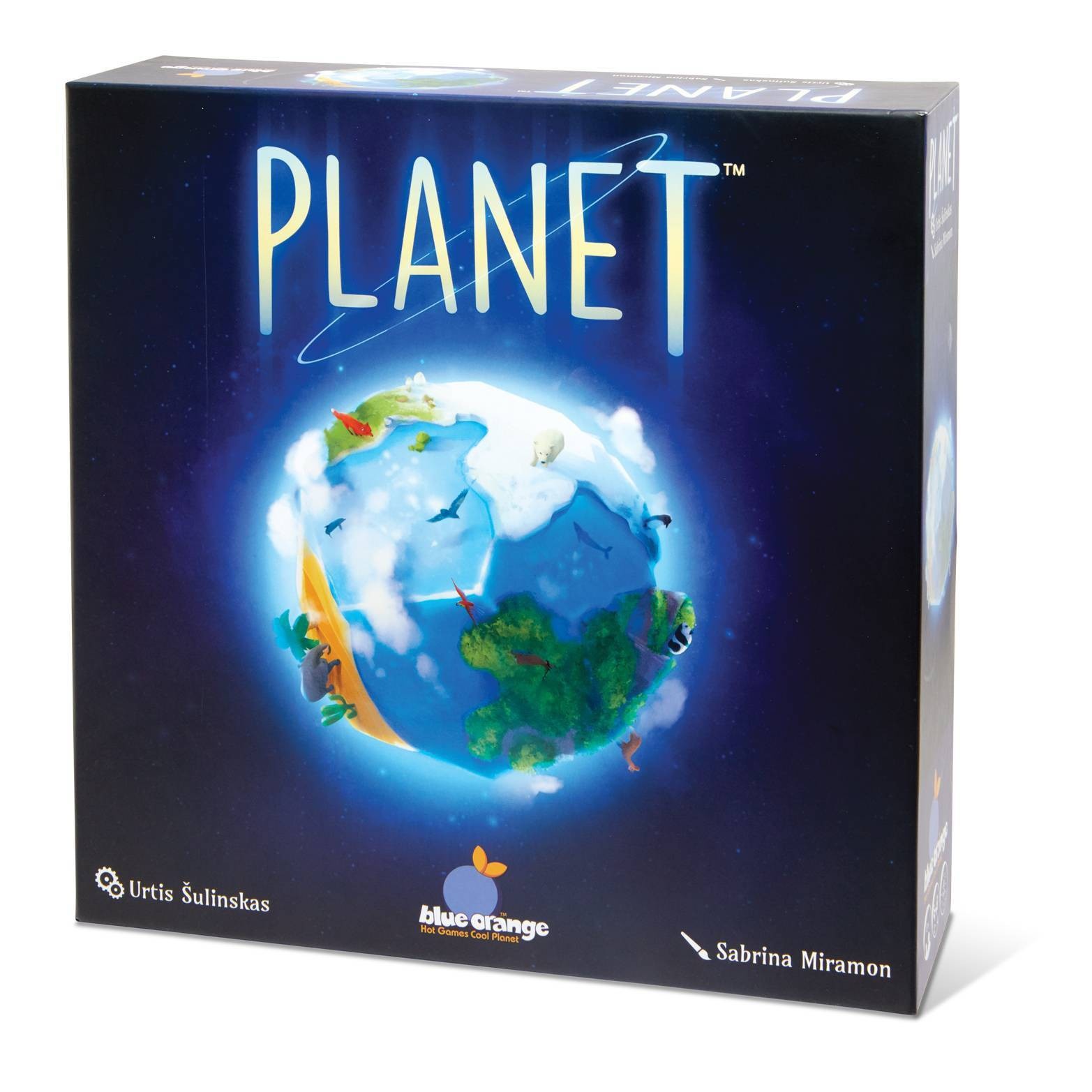 slide 1 of 3, Blue Orange Planet Board Game, 1 ct