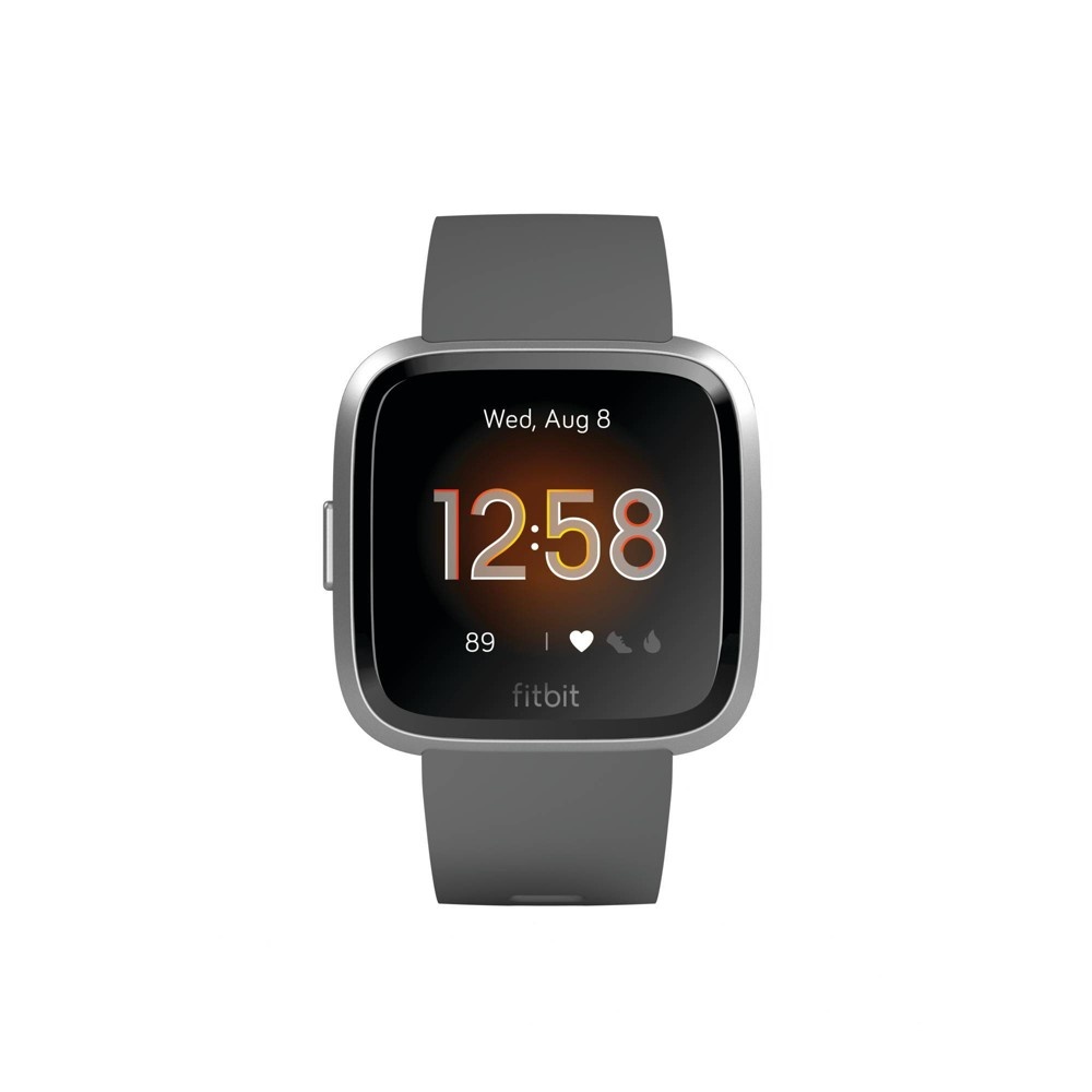 slide 2 of 6, Fitbit Versa Lite Edition Smartwatch - Charcoal, 1 ct