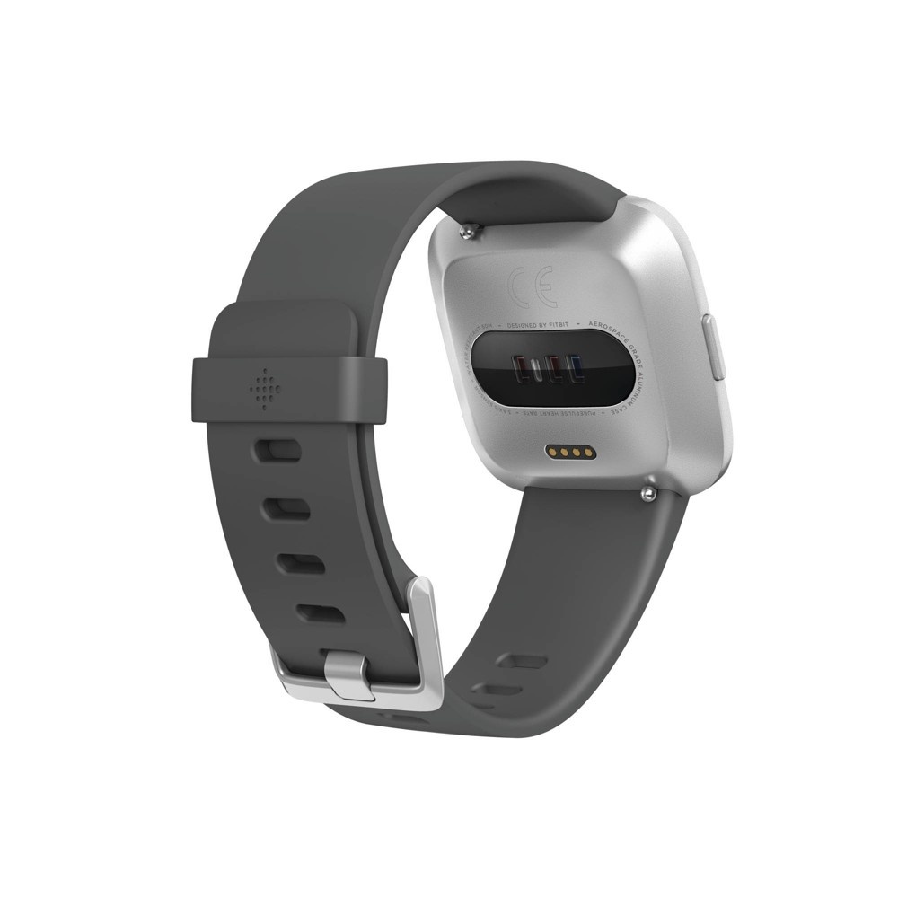 slide 4 of 6, Fitbit Versa Lite Edition Smartwatch - Charcoal, 1 ct