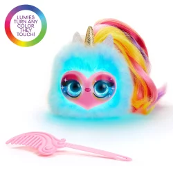Pomsies Lumies - Rainbow Charged Interactive Pet - Pixie Pop