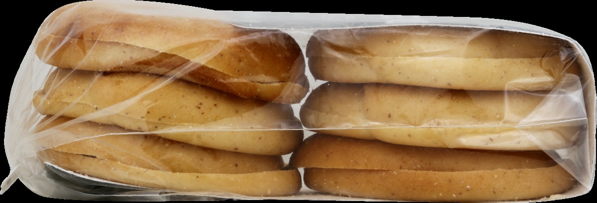 slide 5 of 10, O'Doughs Thins Vegan Original Bagels 6 Each, 10.58 oz