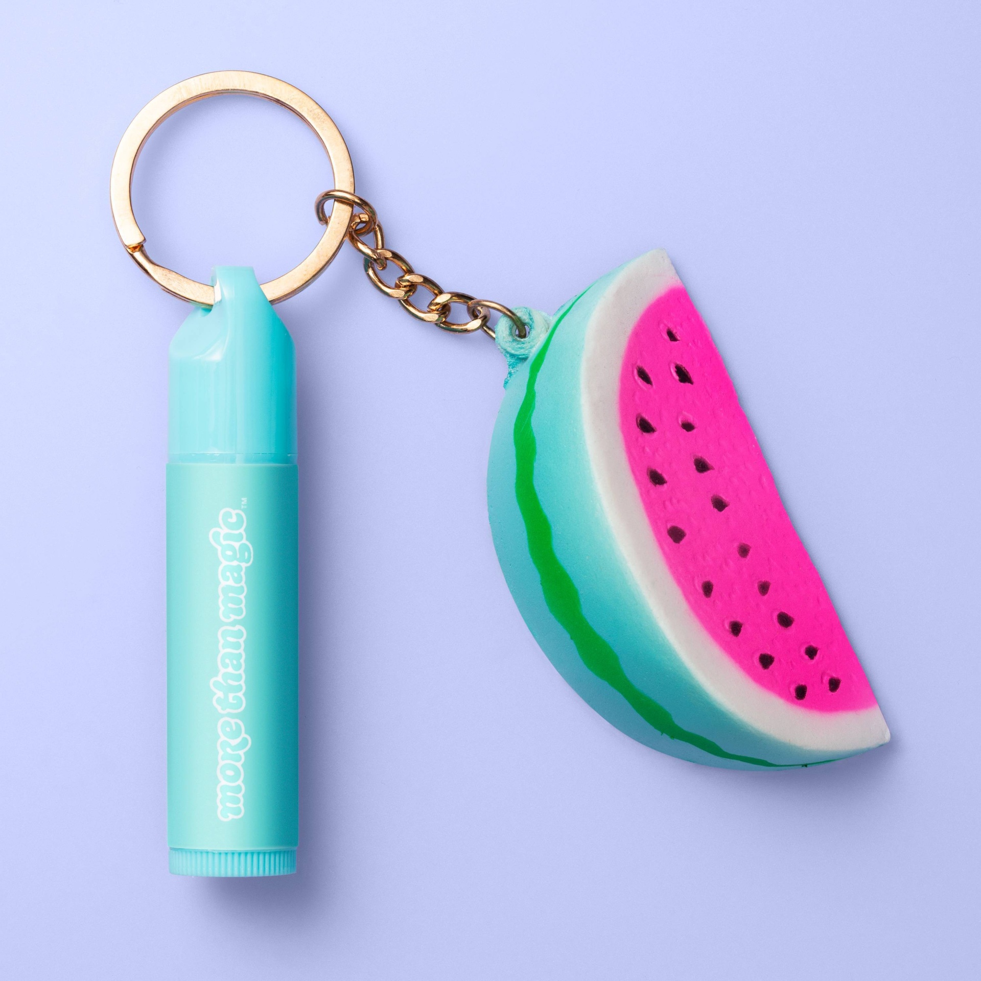  MU Kids Fruity Flavored Lip Balm with Keychain