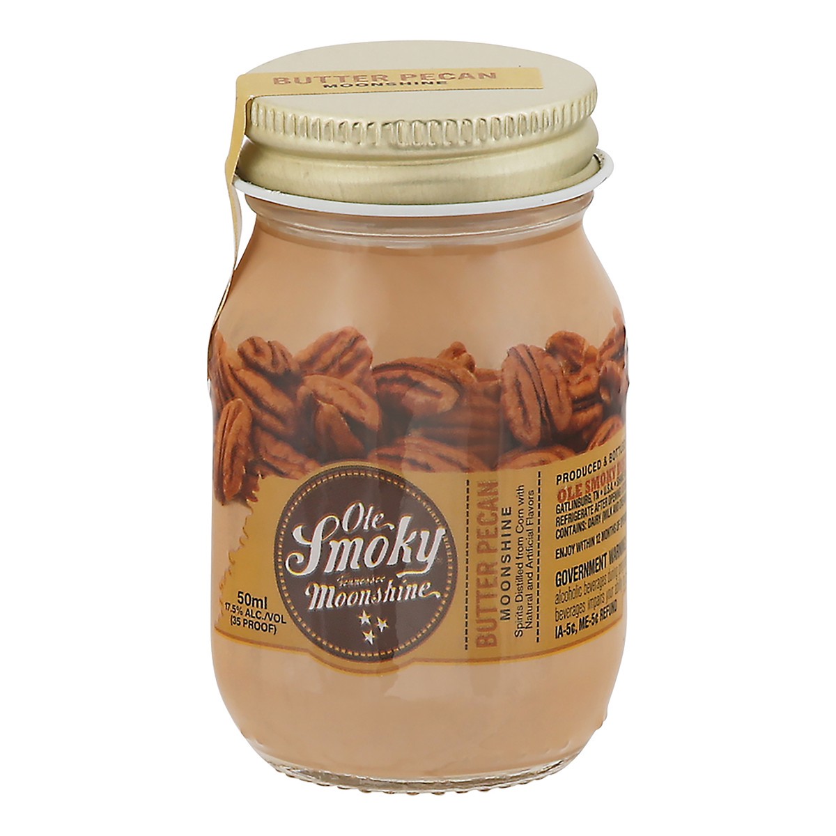 slide 6 of 9, Ole Smoky Butter Pecan Tennessee Butter Pecan Moonshine 50 ml, 50 ml