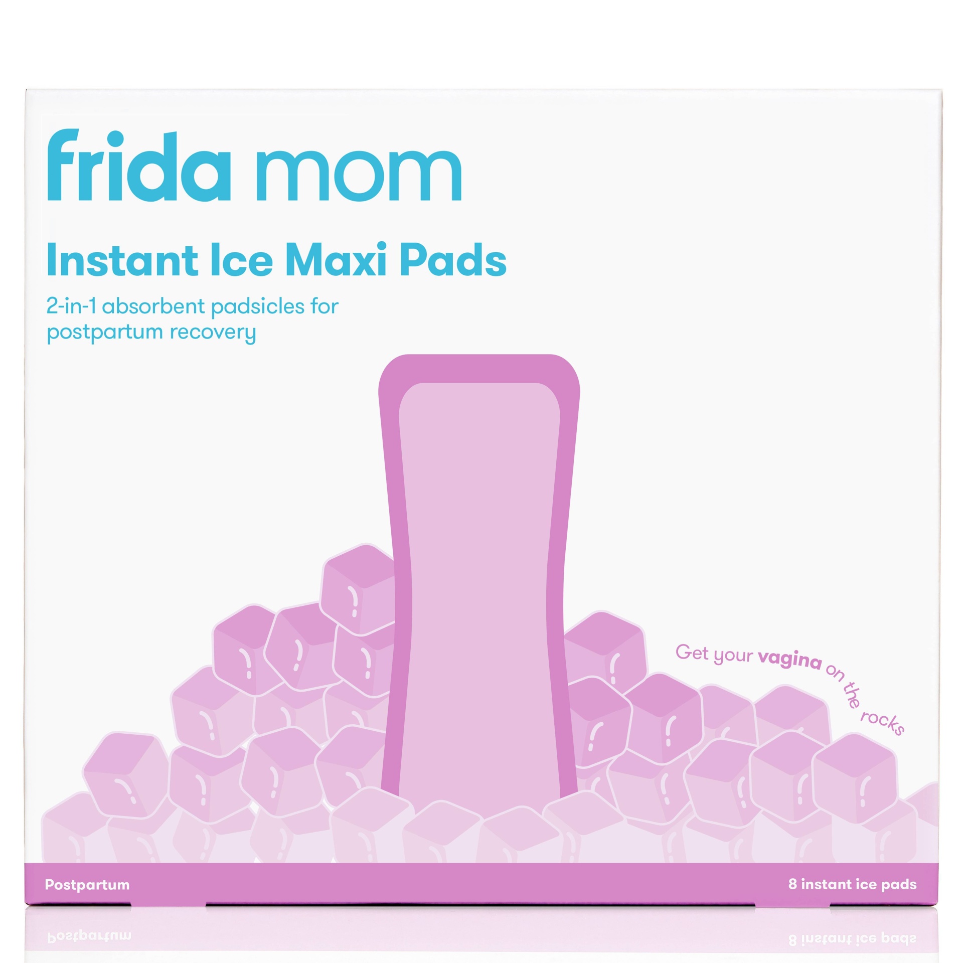 slide 1 of 7, Frida Mom Instant Ice Maxi Pad - 8ct, 8 ct