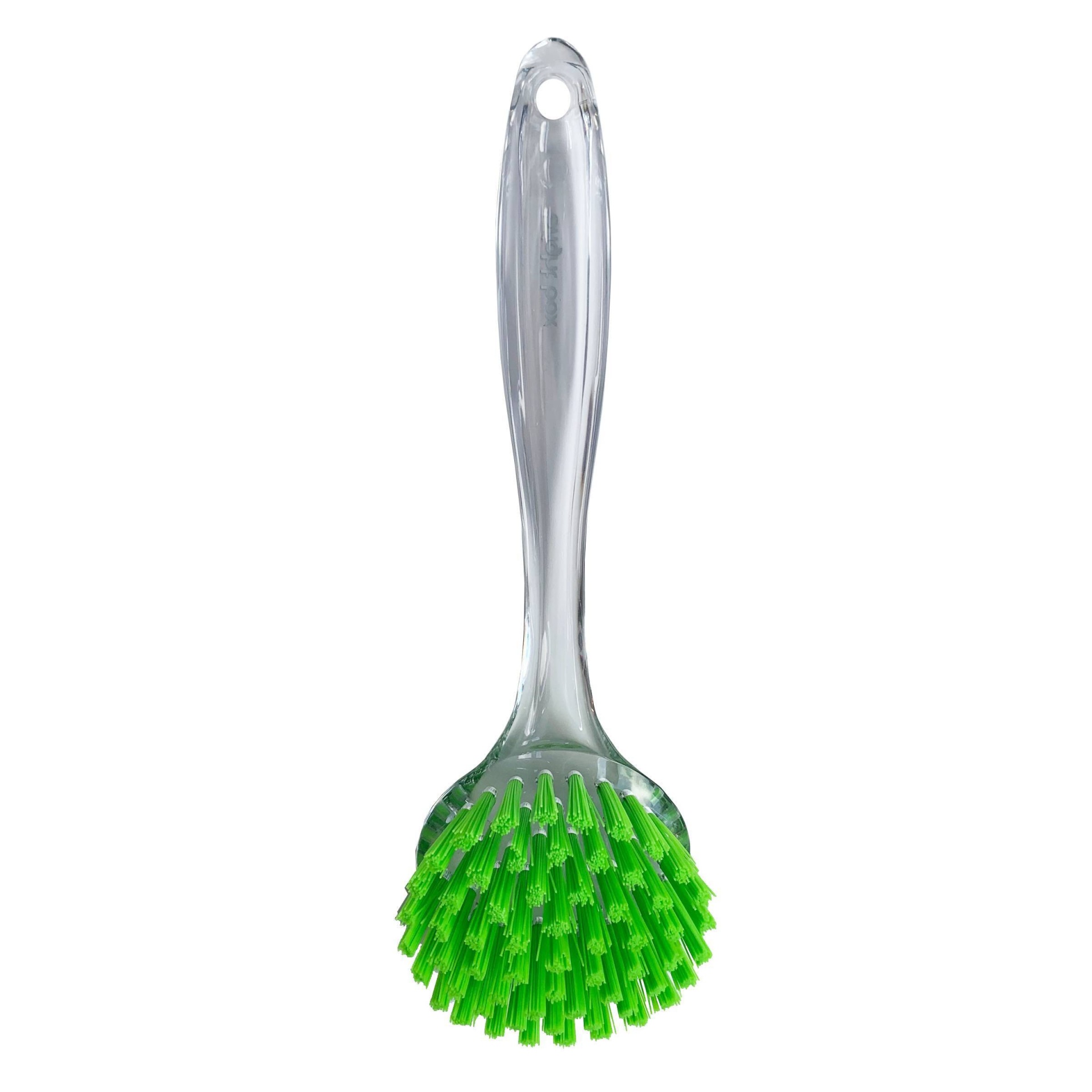 slide 1 of 3, Bright Box Handle Brush - Green, 1 ct