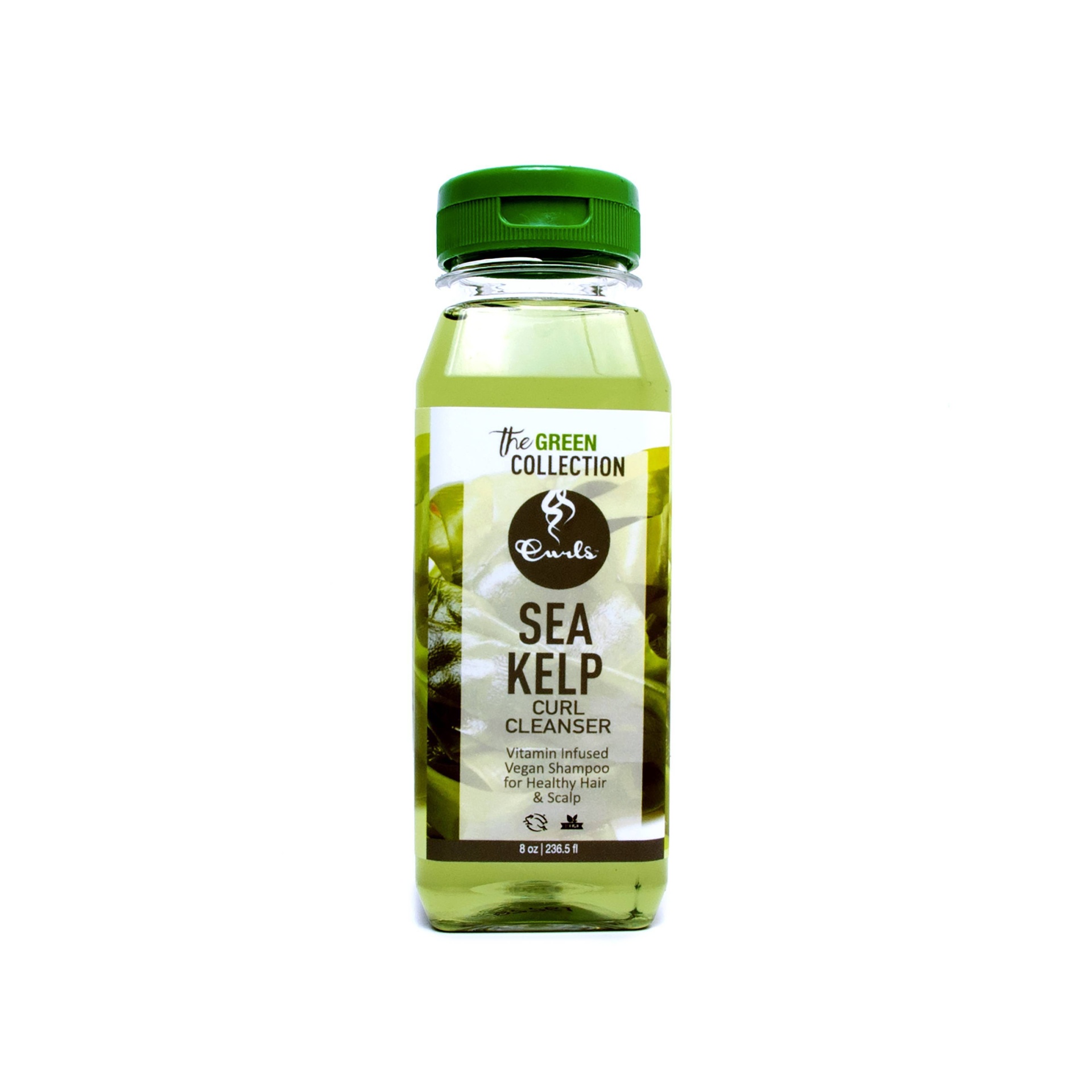 slide 1 of 1, Curls Green Sea Kelp Shampoo, 8 fl oz