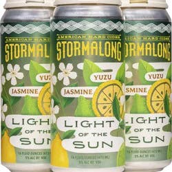 Stormalong Cider Light Of The Sun, 12 Oz Cans