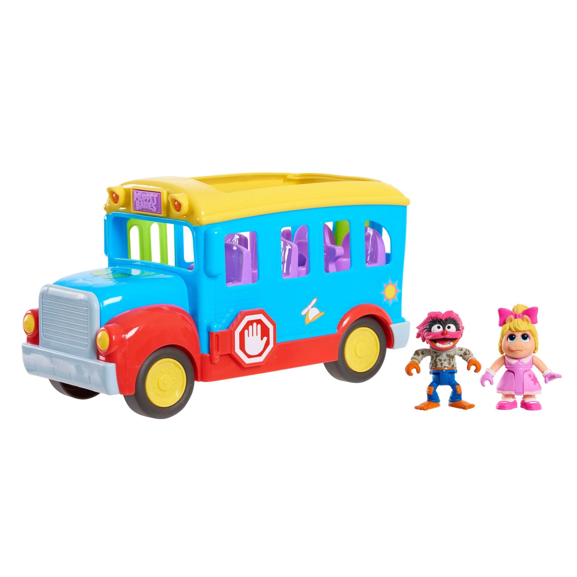 slide 1 of 1, Disney Muppet Babies Friendship School Bus Vehicle Playset, 1 ct