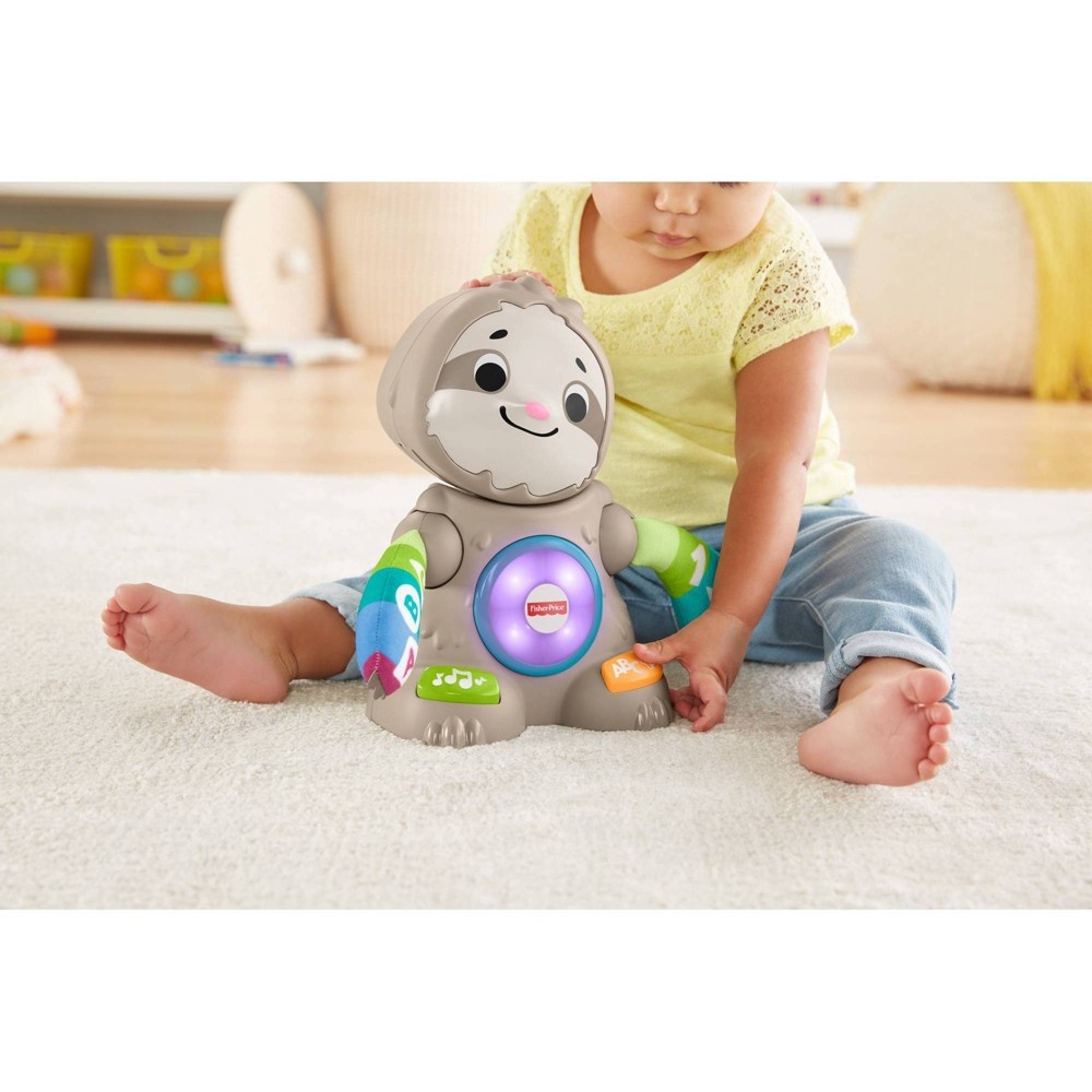 slide 8 of 10, Fisher-Price Linkimals Smooth Moves Sloth, 1 ct