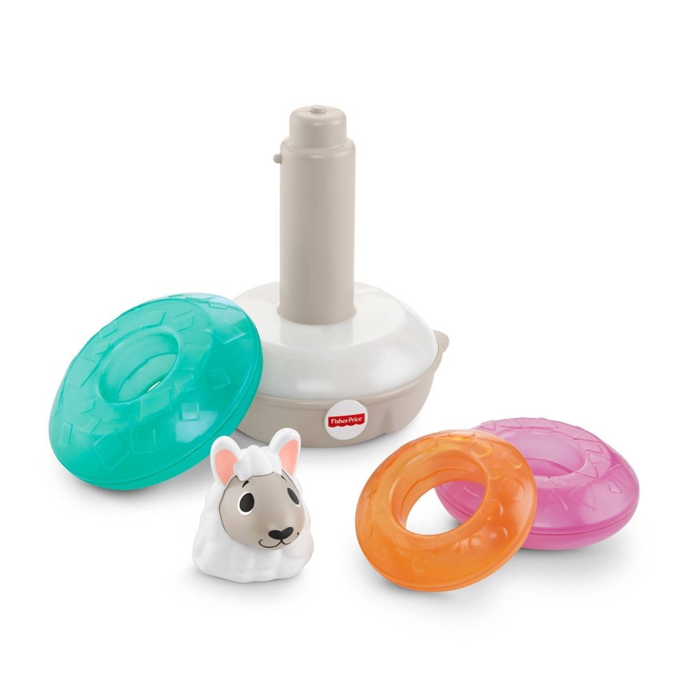 slide 4 of 9, Fisher-Price Linkimals Lights And Colors Llama, 5 ct