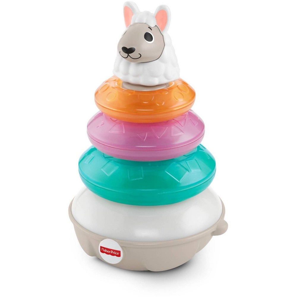slide 7 of 9, Fisher-Price Linkimals Lights And Colors Llama, 5 ct