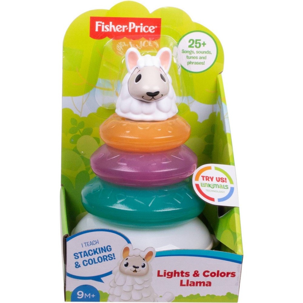slide 9 of 9, Fisher-Price Linkimals Lights And Colors Llama, 5 ct
