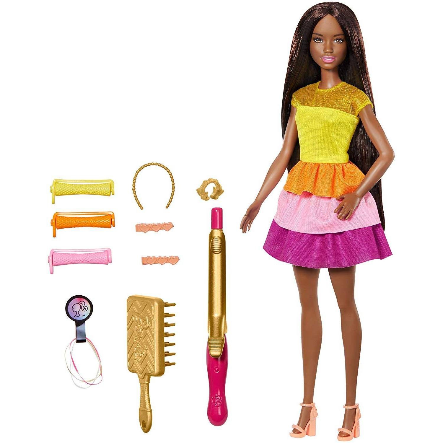 slide 1 of 1, Barbie Ultimate Curls Nikki Doll and Playset, 1 ct