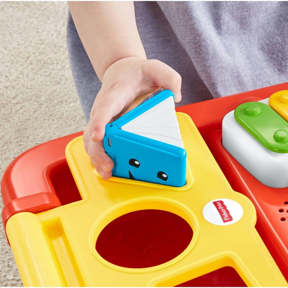 slide 10 of 11, Fisher-Price Laugh And Learn Pull And Play Learning Wagon, 1 ct