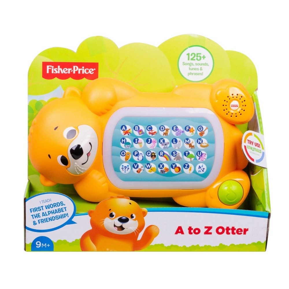 slide 6 of 10, Fisher-Price Linkimals A to Z Otter, 1 ct