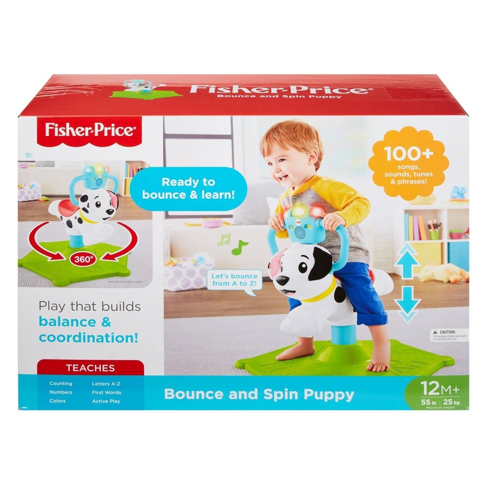 slide 6 of 6, Fisher-Price Bounce and Spin Puppy, 1 ct