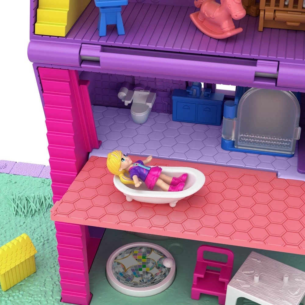 slide 6 of 11, Polly Pocket Pollyville Polly's Pocket House, 1 ct